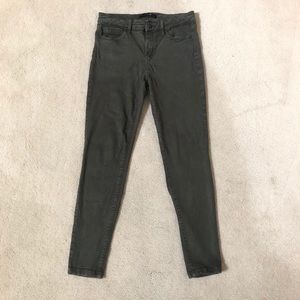 Joe's Jeans Military Green Skinny Jeans size 28
